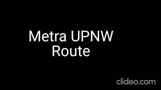 Metra UPNW Food and General Information