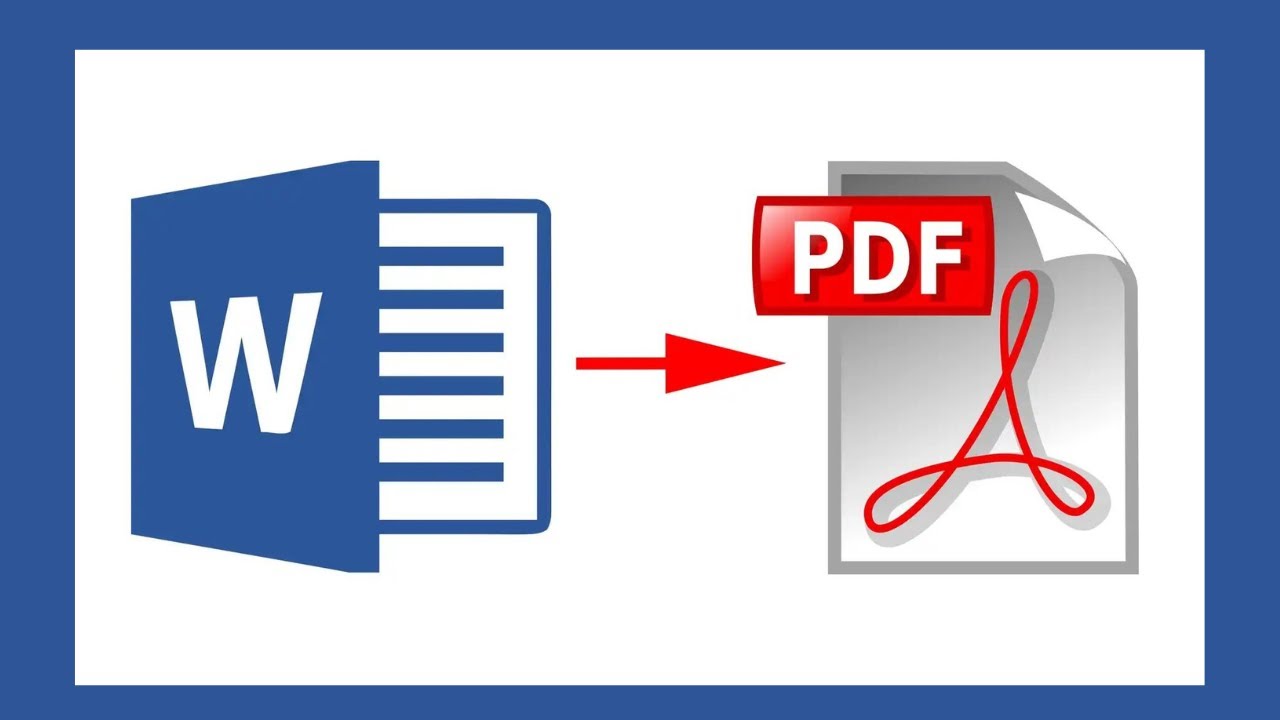 How To Convert Word Document To PDF Change MS Word To PDF On PC YouTube How to convert word document to pdf change ms word to pdf on pc youtube