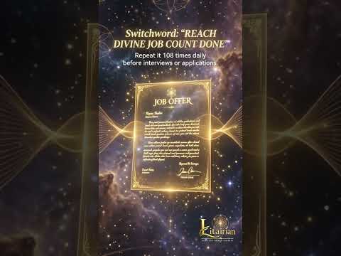 Want Your Dream Job? Chant This Powerful Switch Word Daily #dreamjob #switchwords #litairian