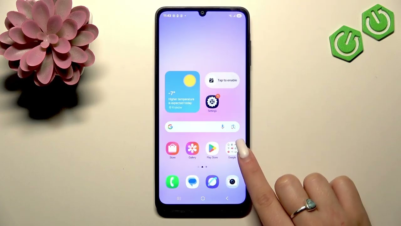 How to Hide the Camera Cutout / Notch on Galaxy A07