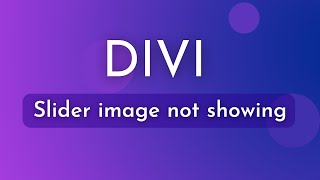 How to fix Divi slider image not showing on mobile (divi theme 3.0 tutorial)