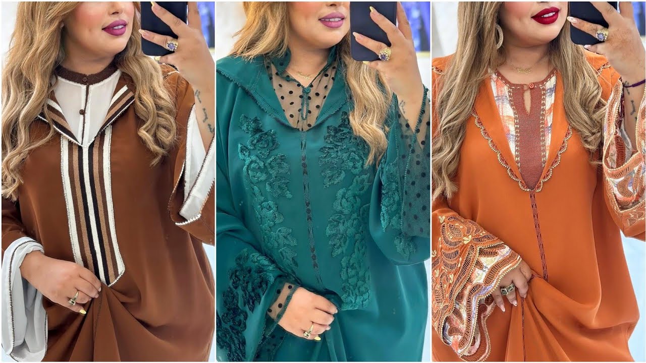 الجديد في خياطة الجلابة المغربية دوبياس بالراندة 2025 موديلات راقية كتهبل للسيدات الأنيقات 🤩