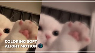 tutorials coloring soft blur // alight motion