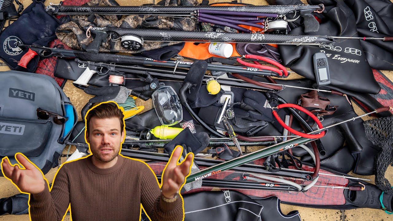 All the gear I use for spearfishing in 2026