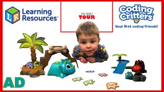 Coding Critters, unboxing Rumble and Bumble from learning resources