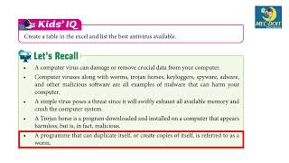 Famous Mec-Doit Computer Class 7 Chapter - 9 Computer Virus Profile