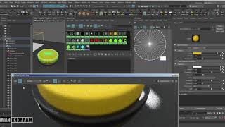 Maya: a toggle button ,rig and render