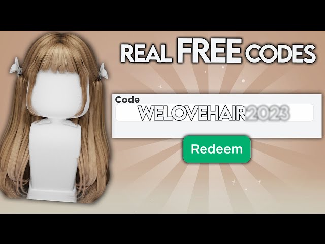 PROMOCODES THAT GIVE YOU FREE HAIR! 