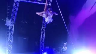 Performer Suspended By Hair Does Aerial Gymnastics - 1141676-3