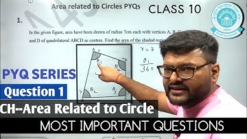 In the given figure...arcs has been drawn of radius 7 cm each with vertices A., B ,C ,D of a Quadr
