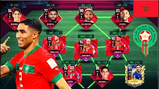 Morocco World Cup XI - Morocco Squad Builder - FIFA Mobile