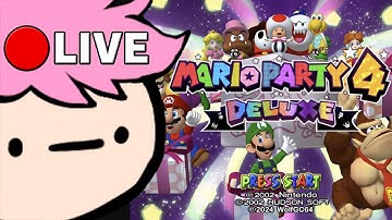 🔴 MARIO PARTY 4 with TOO MANY ITEMS [Mario Party 4 w/ TCNick3, Sophist, King of Skill]