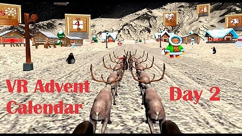 Opening my VR Advent Calendar (Day 2) on Oculus Quest2