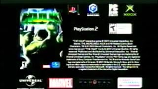 The Hulk Movie Video Game - Demo Disc Trailer