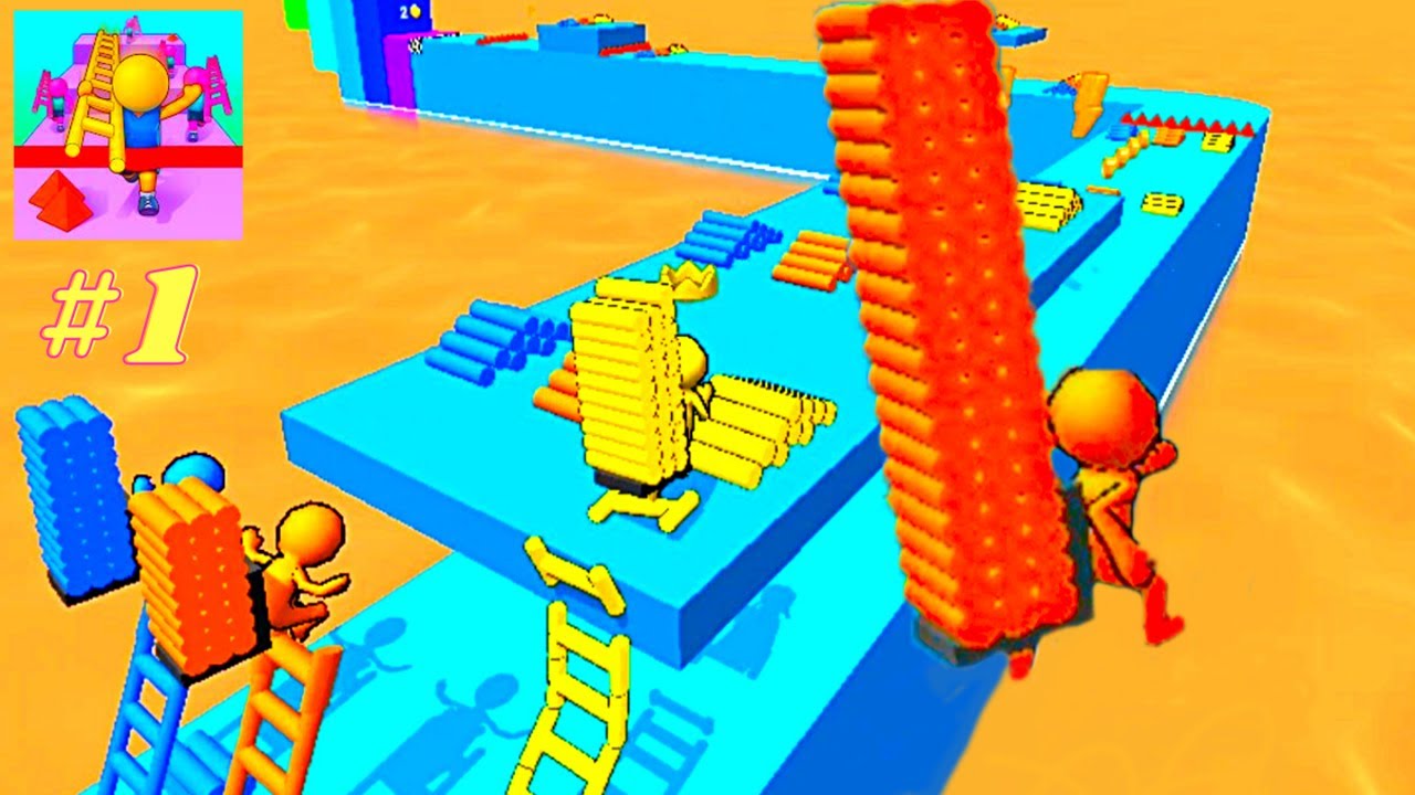 Ladder Race 3D - Max Level Gameplay Walkthrough All Levels 1-7