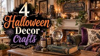 DIY Halloween Decor Crafts | Thrift Flips using Moulds, Stencils, Stamps & More!