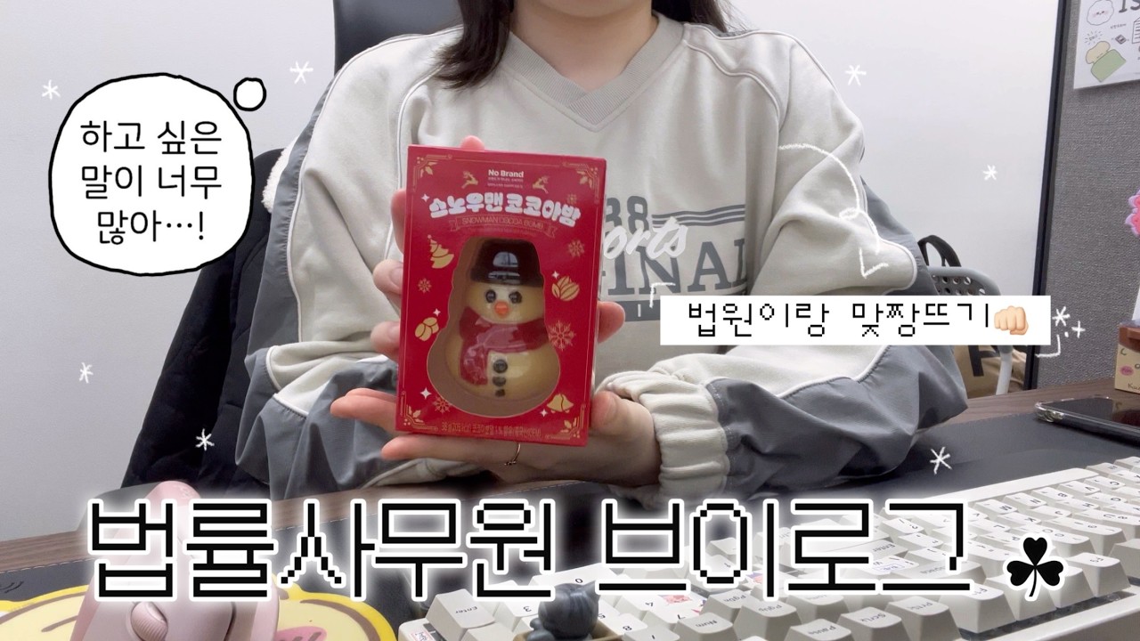 VLOG ⋆˚. 직장인 브이로그 | 법무법인 2년 차 법률사무원의 할 말이 많은 하루..!!!!!!!!!!!!!!!!!!!