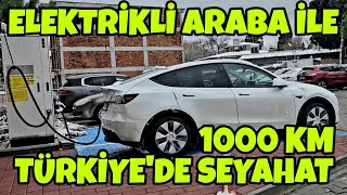 Elektrikli Araba ile Türkiye'de Şarj İmkanlarını Keşfe Çıkıyorum / 1000 KM Test Sürüşü Yapacağım