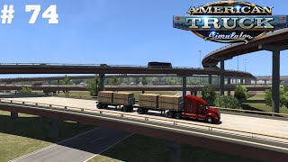American Truck Simulator (Ats) Kariyer Bölüm 74 -Harika Seferler Texas'ta Gidilmedik Yer Kalmayacak