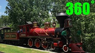 Disney Rail Road Main Station to Frontier Land INTERACTIVE 360˚ VR HD Walt Disney World