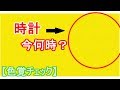 色覚テスト　色彩能力者しか全部見えない視覚能力テストに挑戦！色覚が弱いか診断してみましょう！