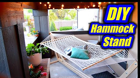 How To Build A Hammock Stand | Free Detailed Plans!
