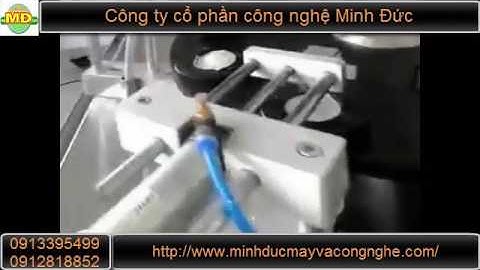 Máy dán bọc miệng cốc thạch, cốc sữa chua Minh Đức