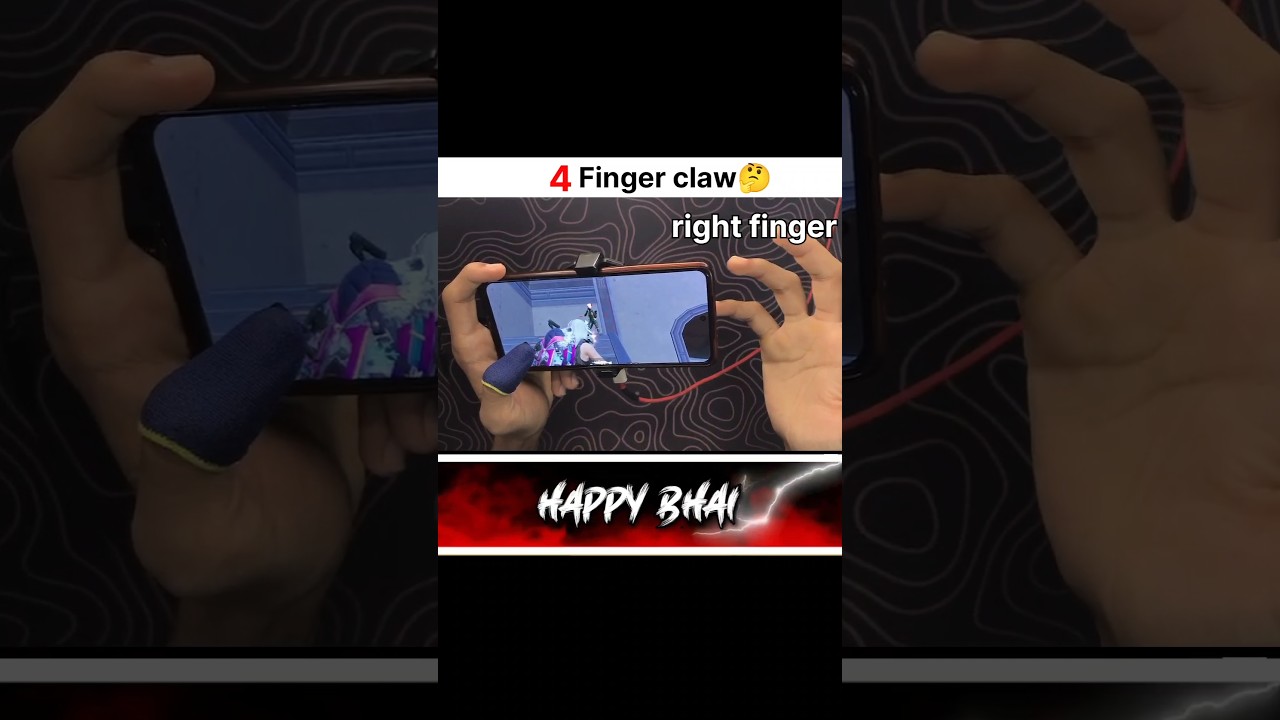 how to hold 4 finger claw 🔥 | 