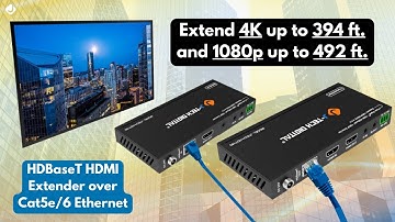 4K 60Hz HDBaseT HDMI Extender over Ethernet Product Overview