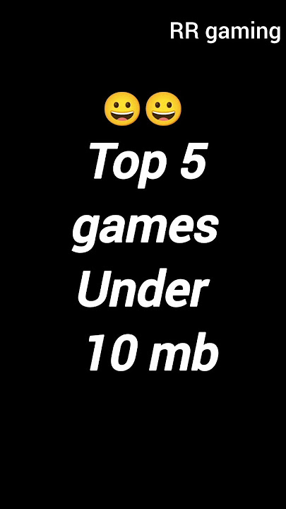 Top 5 Games Under 10MB for android 2025 | #top5games    #ytshorts