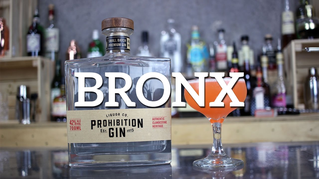 Bronx Gin Cocktail Recipe - YouTube