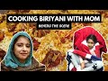  cooking biriyani with ammu  behind the scenes of biriyani  ft nadia my sister 