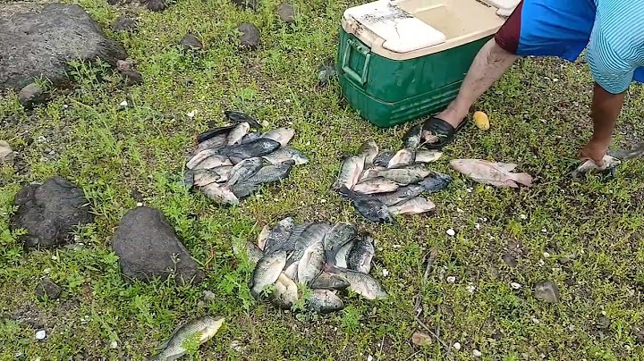 A DAY OF FISHING WAS GOOD FOR US, THANK GOD