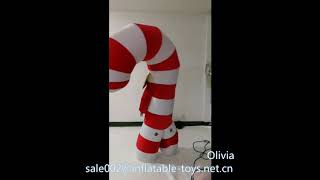 Christmas candy cane costume for party show Performance