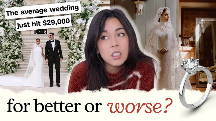 How Weddings Keep You Poor