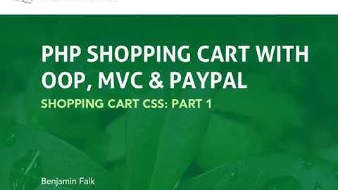php cart oop mvc 20