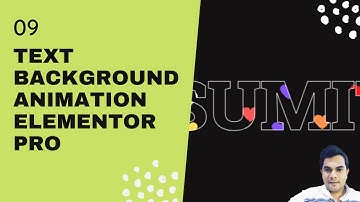 Text Background Animation In Elementor| Hindi