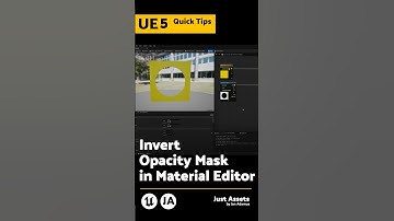 UE QuickTip - Invert opacity mask in material editor