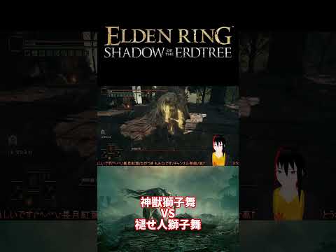 【ELDEN RING DLC】神獣獅子舞 VS 褪せ人獅子舞【長月紅葉】#eldenring  #エルデンリング #ゲーム実況 #dlc