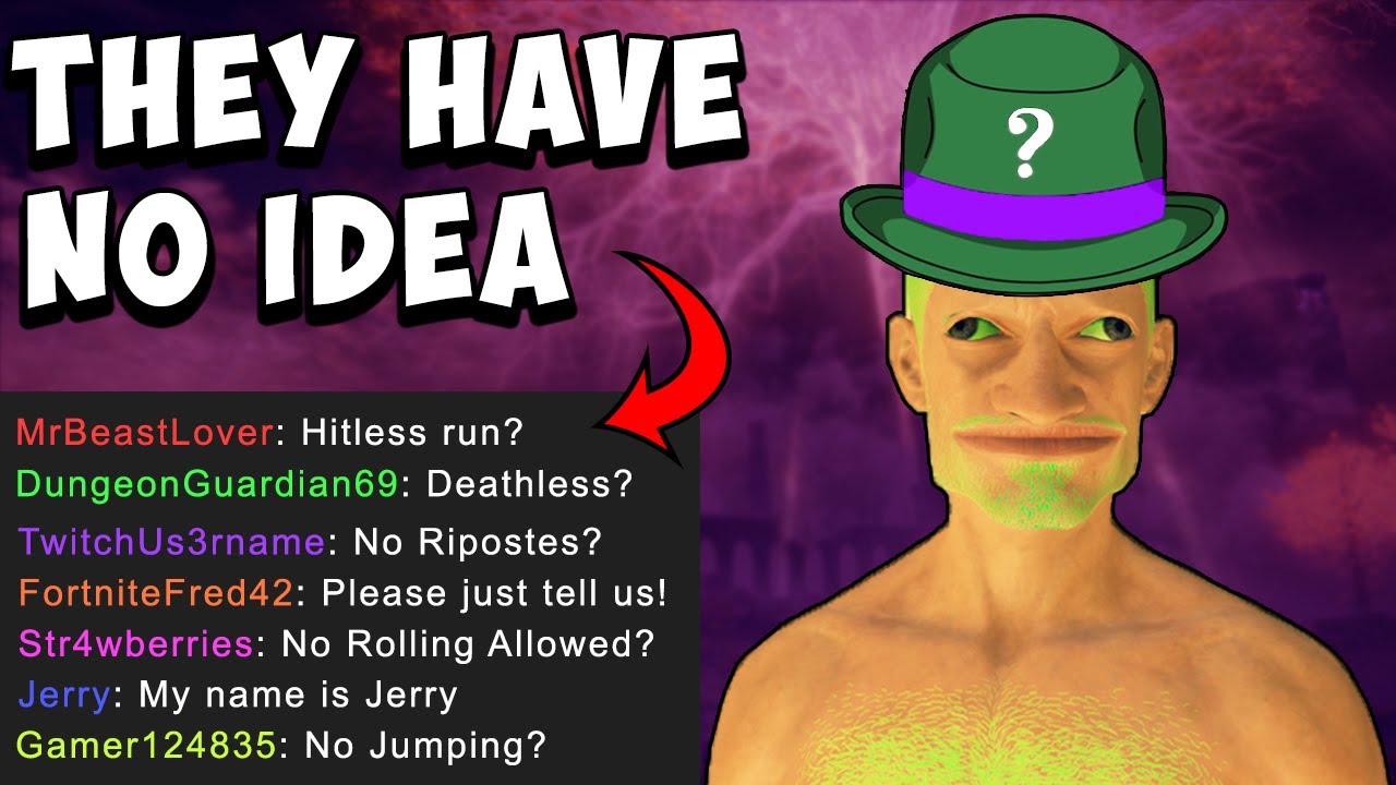 Can Twitch chat guess my Challenge Run before I beat it?