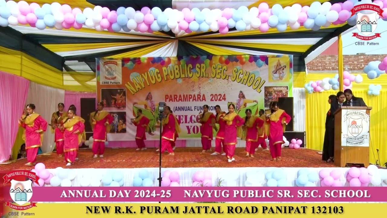 BHANGRA || ANNUAL DAY || NAVYUG PUBLIC SCHOOL || RK PURAM PANIPAT