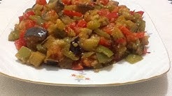 تحضير تكتوكة بالخضر صحية و سريعة التحضير من المطبخ المغربي مع ربيعة Taktouka Moroccan