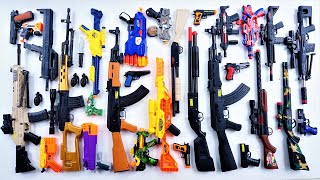 Mengumpulkan 7 Sniper Gun 5 Assault Rifle Sniper Dragunov SVD Nerf Sniper Realistic Pistol Granat