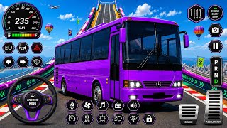 Crazy Bus Mega Ramp Impossible Racing - Bus Stunts Impossible Tracks - Android GamePlay screenshot 4
