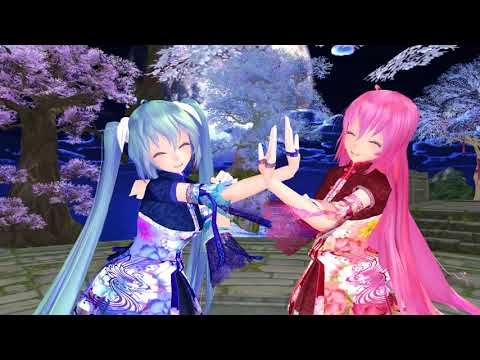 【MMD】Tda China Lolita Miku&Luka   [ カラフル×メロディ ]