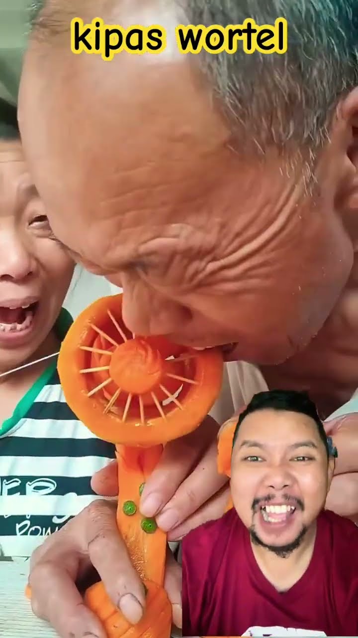 KAKEK SUKA BANGET MAKAN KIPAS WORTEL!!!?? #funny #food #comedy #shortsfeed