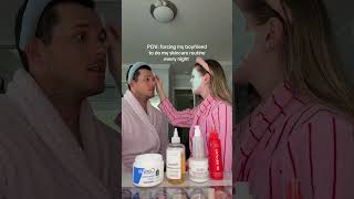 He’ll thank me when he’s 50 years old but looks 40 #skincare #boyfriend