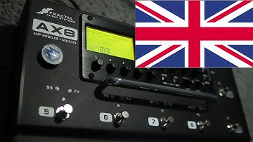 Fractal Audio Axe-FX II/AX8 High Gain Amp Model Comparison (Part 2: British)