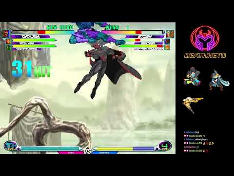 MvC2 Dhalsim / Doctor Doom super far flying screen knockback after 45% combo 8/23/23