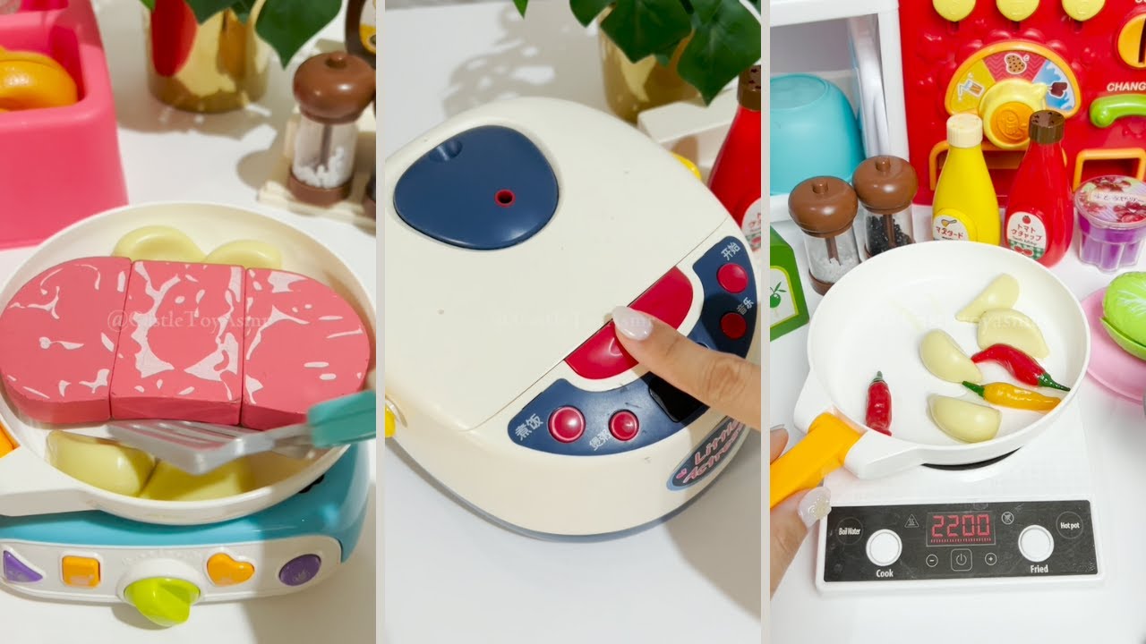 Toy ASMR - Compilation of Cooking Toys Kitchen Playset ASMR - Satisfying with Unboxing